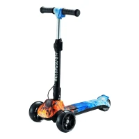Детский электросамокат wolong Q1 plus огонь и лед